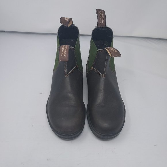 Blundstone Chelsea Brown Green Boot - Picture 6 of 7